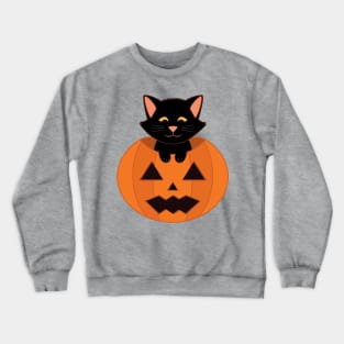 Pumpkin Kitty Crewneck Sweatshirt